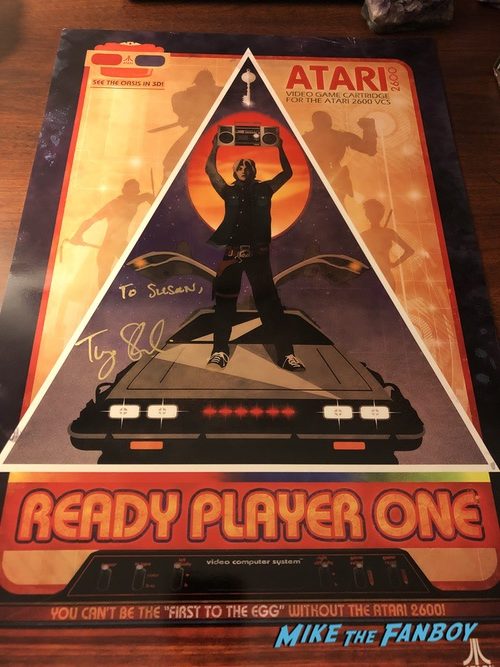 Tye Sheridan signed autograph ready player one lithograph Ace comic con 