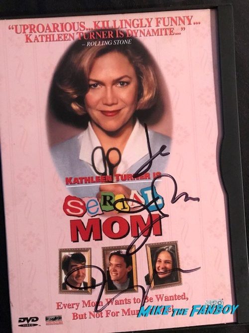 john waters signed autograph serial mom DVD 