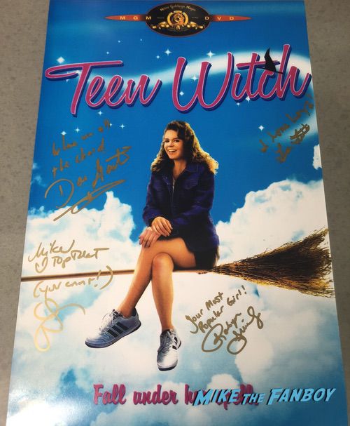 teen witch cast signed autograph poster 