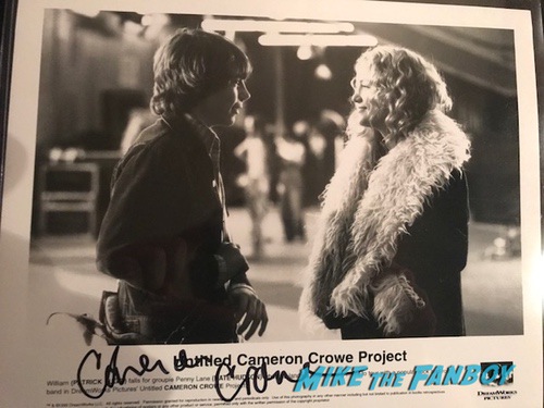Cameron Crowe signed autograph almost famous press still