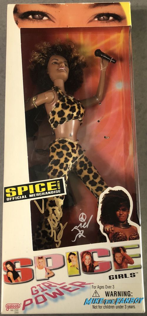 Mel B signed spice girls doll 