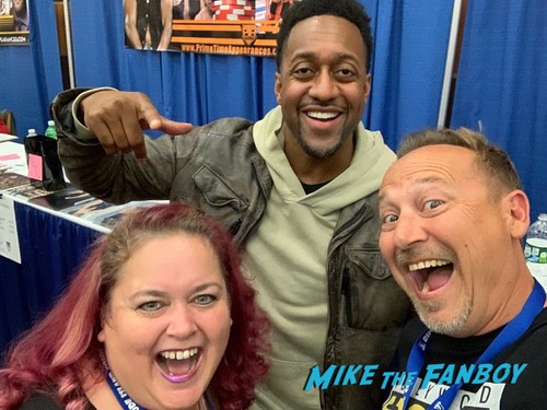 Jaleel White Cast with fans rhode island comic con 0002