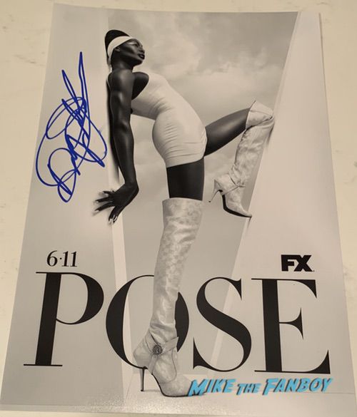 Dominque Jackson signed autograph pose season 2 poster 