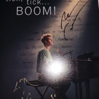 andrew garfield signed autograph tick tick boom poster